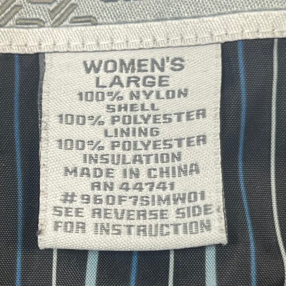 SIMS Women's Size Large Ski Snowboard Hooded Jacket Winter Coat Black Outerwear - Picture 14 of 15